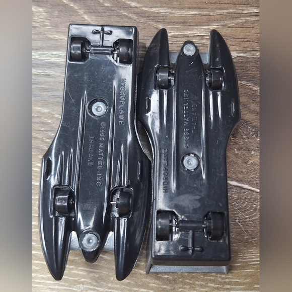 VTG lot of 2 Mattel 1995 Hydroplane Silver 1:64 Scale Seahorse Triton 5 - Picture 5 of 6